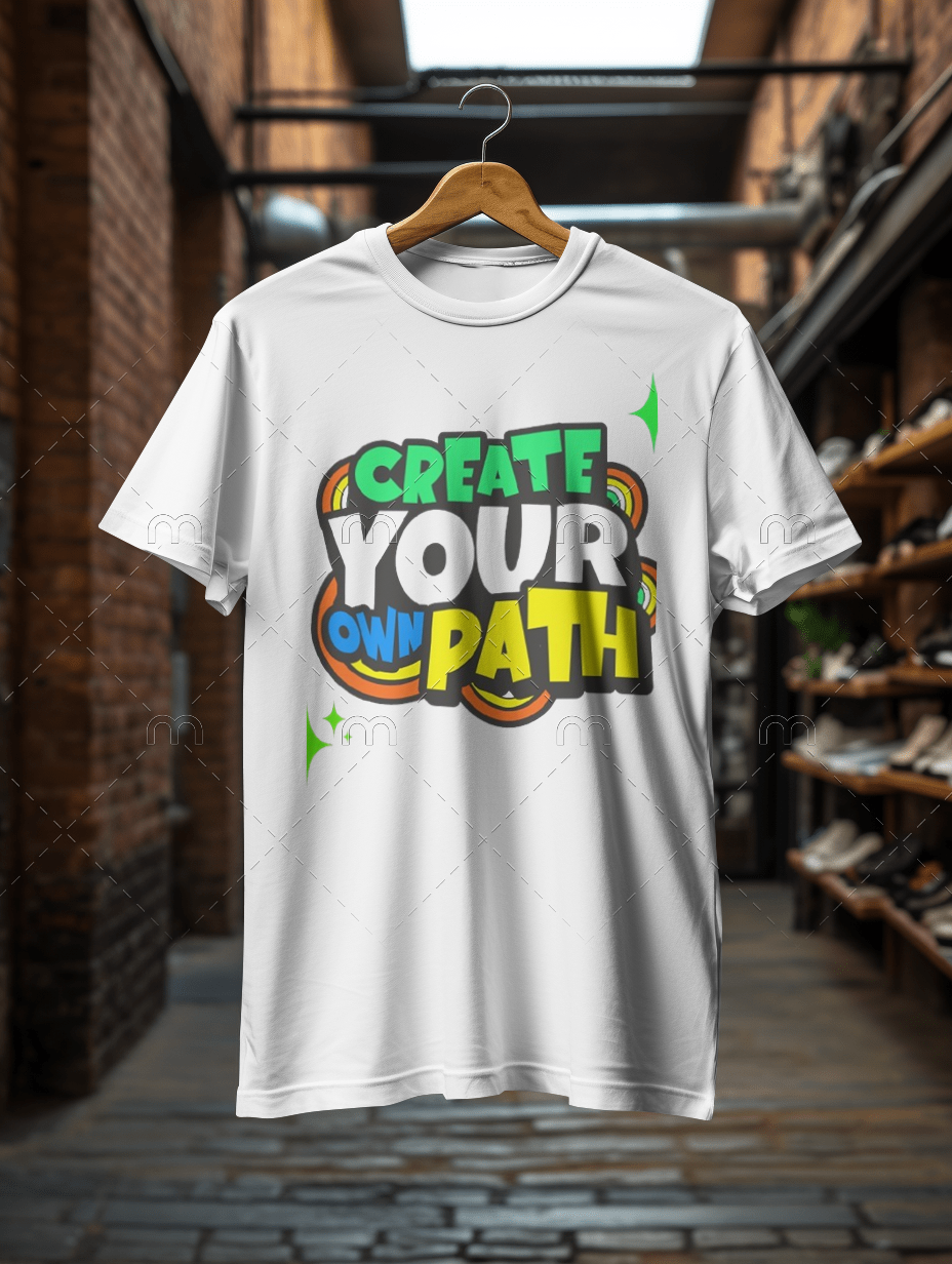 Create Your Own Path – Motivational T-Shirt ✨🚀